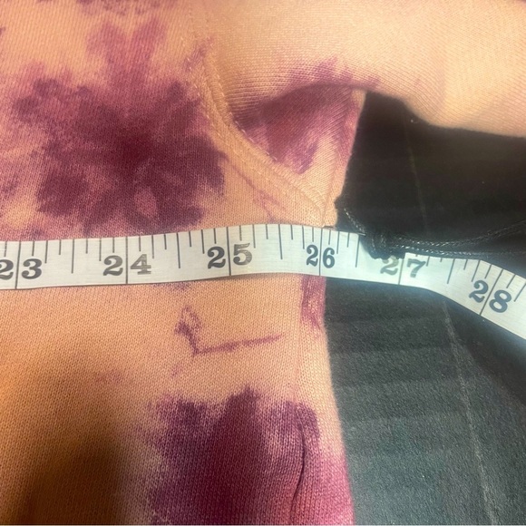 BNWT CIVIL REGIME CRANBERRY MARBLE WASH MEDIUM MENS UNISEX TIE DYE HOODIE - Picture 4 of 16